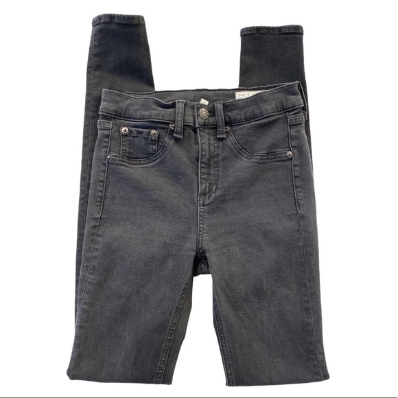 rag & bone 10” Skinny SZ 25 - Picture 3 of 10